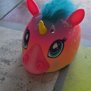 Colorful Unicorn Squishy Toy - Pink and Teal